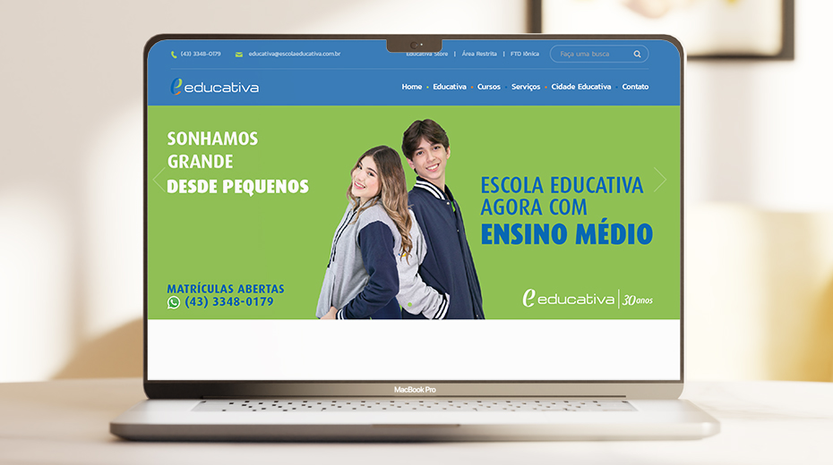 Escola Educativa - Filipe Paladino | Soluções Digitais